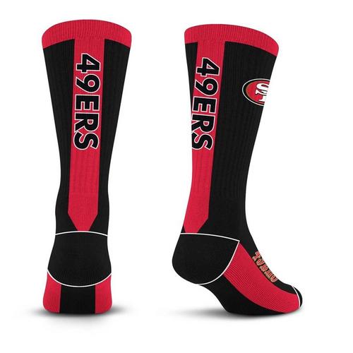 For Bare Feet San Francisco 49ers MVP Socks - Primary Image