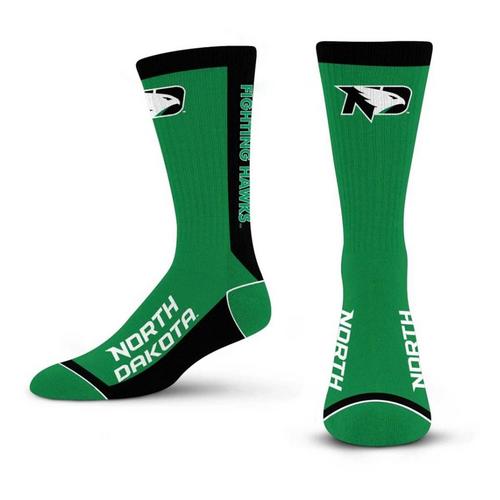 For Bare Feet North Dakota Fighting Hawks MVP Socks - Primary Image