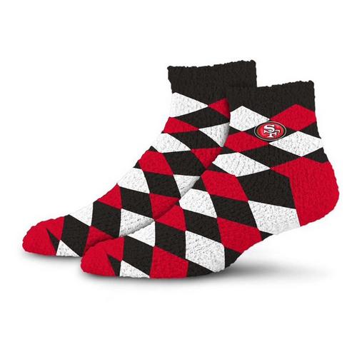 For Bare Feet San Francisco 49ers Diamond Socks - Primary Image