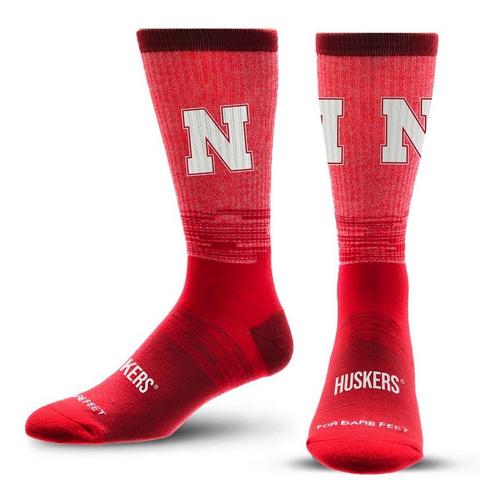 For Bare Feet Nebraska Cornhuskers Tonal Socks - Primary Image