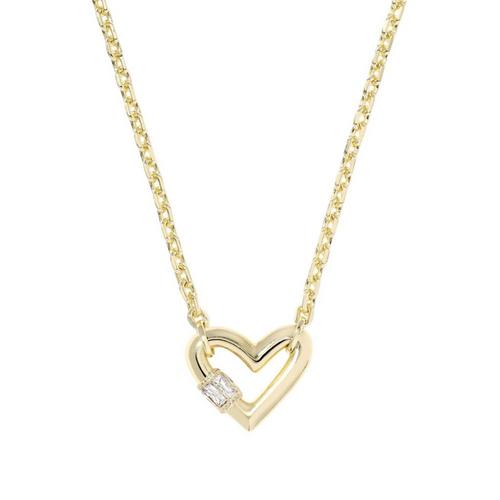 Kendra Scott Emery Heart Short Pendant Necklace - Primary Image