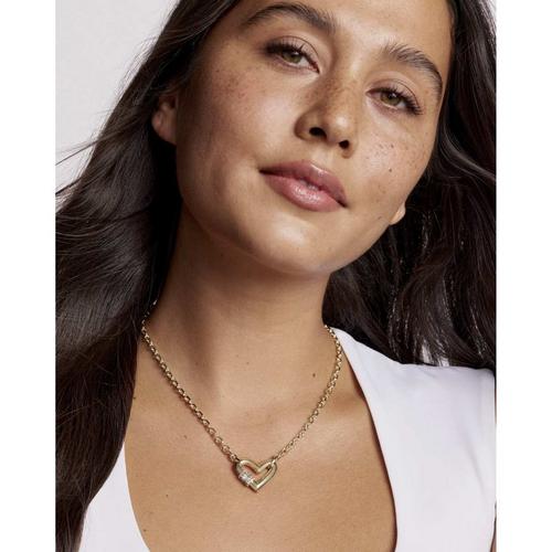 Kendra Scott Emery Heart Short Pendant Necklace - Primary Image