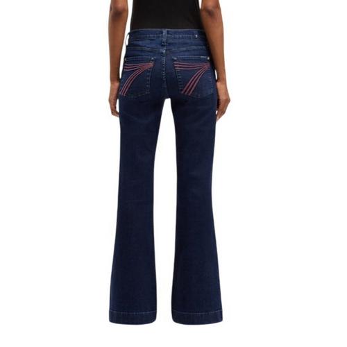 Women's 7 For All Mankind Slim Illusion Dojo Wide Leg Jeans - Primary Image