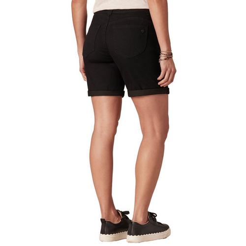 Women's Democracy "Ab"solution Roll Cuff Jean Shorts - Primary Image
