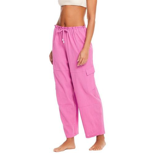 Women's Sanctuary Coastal Baggy Barrell Cargo Pant Swim Cover Up - Primary Image