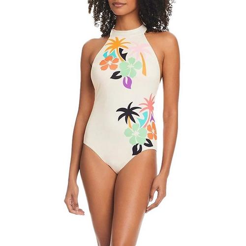 Women's Sanctuary Island Mirage Flora High Neck One Piece Swimsuit - Primary Image