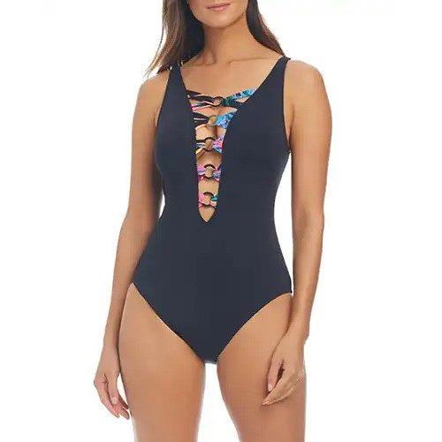 Women's Bleu Rod Beattie Wild Thing Plunge One Piece Swimsuit - Primary Image