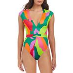 Women's Sanctuary Bold Beach Plunge Mio One Piece Swimsuit - Thumbnail 2 of 2