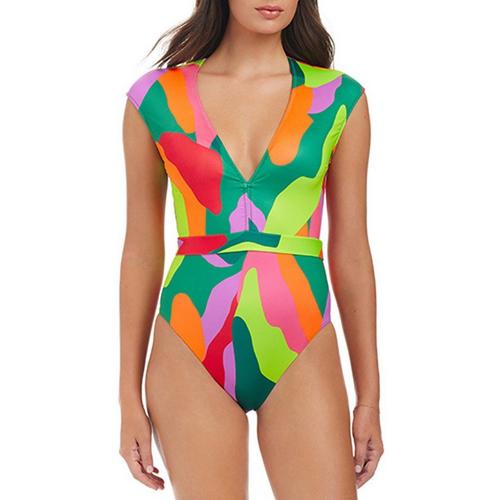 Women's Sanctuary Bold Beach Plunge Mio One Piece Swimsuit - Primary Image