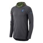 Nike North Carolina Tar Heels Hooded Military Long Sleeve T-Shirt - Thumbnail 1 of 2