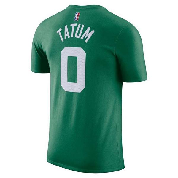 Boston Celtics Jayson Tatum #0 Icon Name & Number Nike T-Shirt Large Green