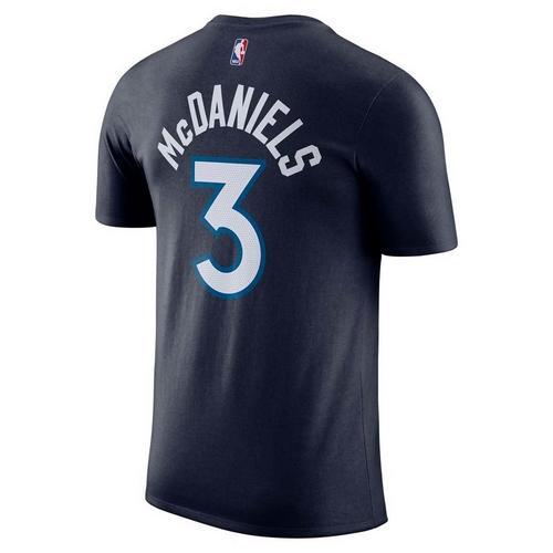 Nike Minnesota Timberwolves Jaden McDaniels #3 Name & Number T-Shirt - Primary Image