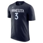 Nike Minnesota Timberwolves Jaden McDaniels #3 Name & Number T-Shirt - Thumbnail 2 of 2