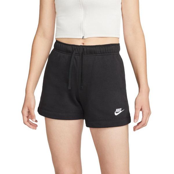 Women's Nike Sportswear Club Fleece Mid Rise Lounge Shorts XSmall Black/White