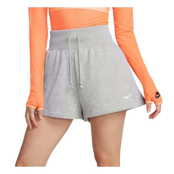 Women's Nike Sportswear Phoenix Fleece Lounge Shorts Medium Dk Grey Heather/Sail
