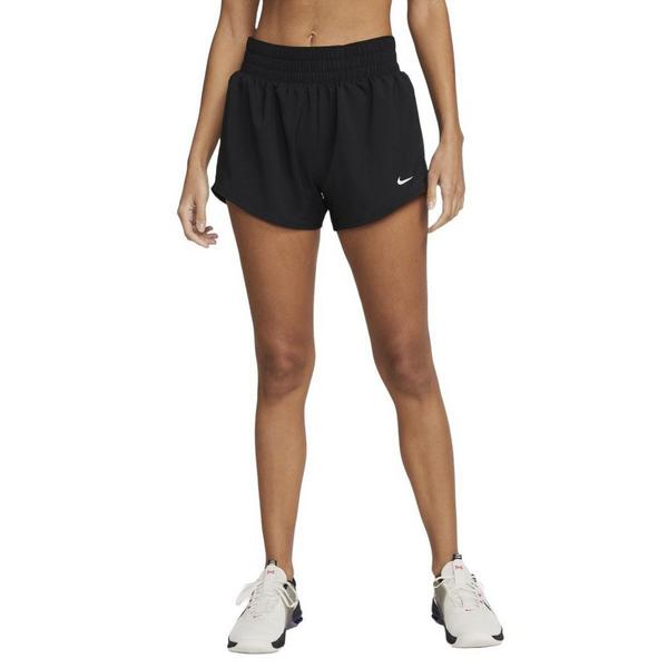 Women's Nike Dri-FIT One Brief-Lined Shorts XLarge Black/Reflective Silv