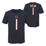 Nike Kids' Chicago Bears Justin Fields #1 Name & Number T-Shirt - Thumbnail 1 of 3