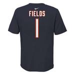 Nike Kids' Chicago Bears Justin Fields #1 Name & Number T-Shirt - Thumbnail 2 of 3