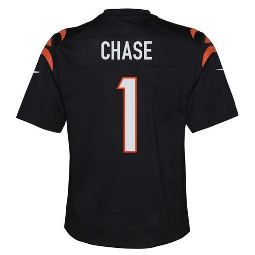 Nike Kids' Cincinnati Bengals Ja'Marr Chase #1 Game Jersey - Primary Image