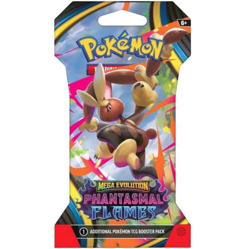 Pokemon TCG Mega Evolution Phantasmal Flames Sleeved Booster Pack