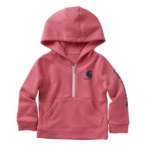 Toddler Girls' Carhartt Fleece 1/2 Zip Hoodie - Primary Image
