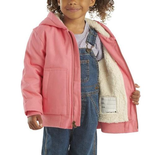 Toddler Girls' Carhartt Hooded Canvas Jacket - Primary Image