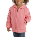 Toddler Girls' Carhartt Hooded Canvas Jacket - Thumbnail 3 of 5