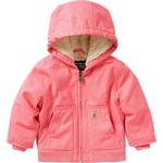 Toddler Girls' Carhartt Hooded Canvas Jacket - Thumbnail 5 of 5