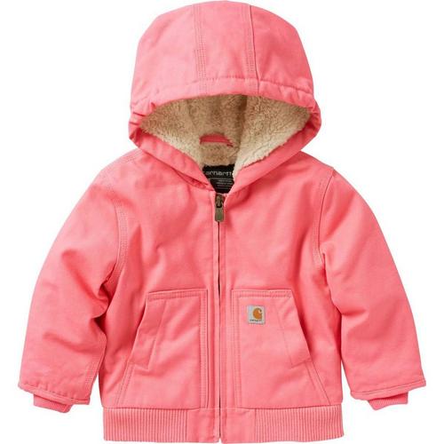 Toddler Girls' Carhartt Hooded Canvas Jacket - Primary Image