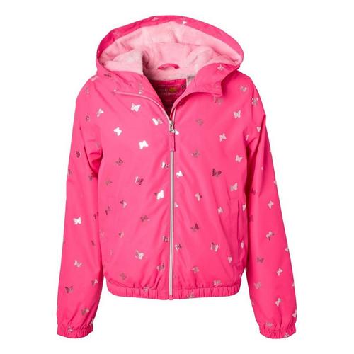 Baby Girls' iApparel Foil Butterfly Hooded Windbreaker - Primary Image
