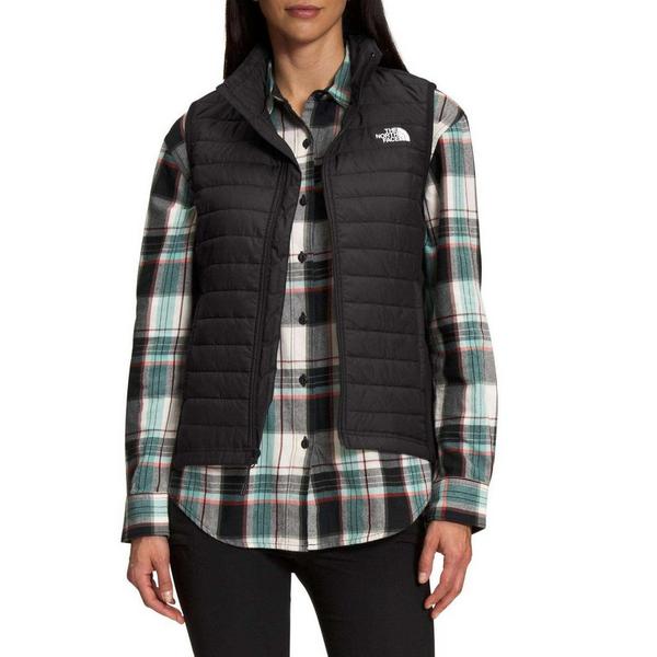 Women's The North Face Canyonlands Hybrid Vest XLarge TNF Black