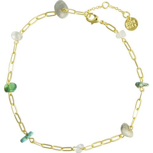 Women's Pura Vida Charity Stone Bead Chip And Chain Bracelet - Primary Image