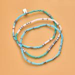 Women's Pura Vida Mixed Seed Bead Stretch Bracelet Set - Thumbnail 3 of 5