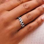 Women's Pura Vida Checkerboard Ring - Thumbnail 2 of 6