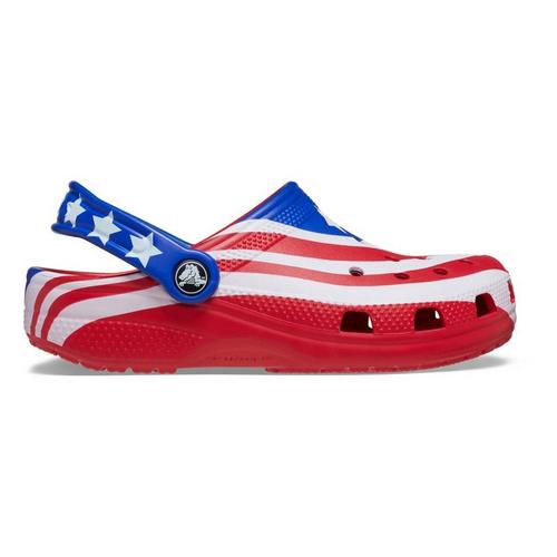 Toddler Crocs Classic American Flag Clogs - Primary Image