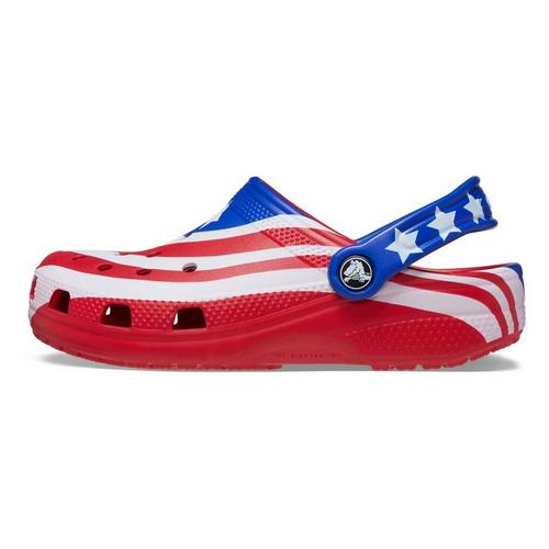 Toddler Crocs Classic American Flag Clogs - Primary Image