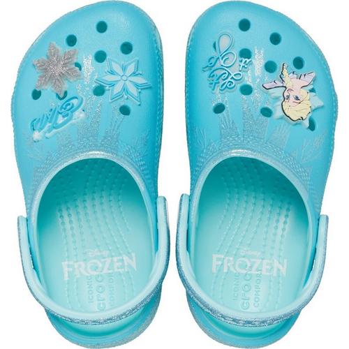 Toddler Girls' Crocs Classic Frozen Elsa Clogs - Primary Image