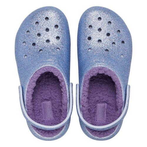 Toddler Crocs Classic Glitter Lined Clogs - Primary Image