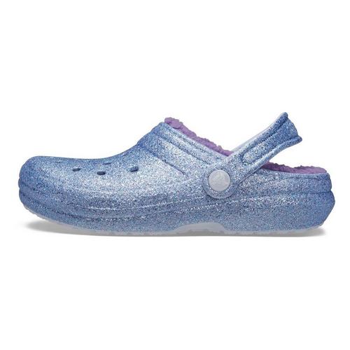 Toddler Crocs Classic Glitter Lined Clogs - Primary Image