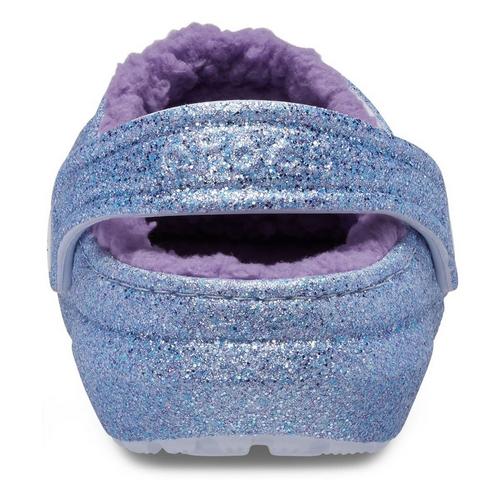 Toddler Crocs Classic Glitter Lined Clogs - Primary Image