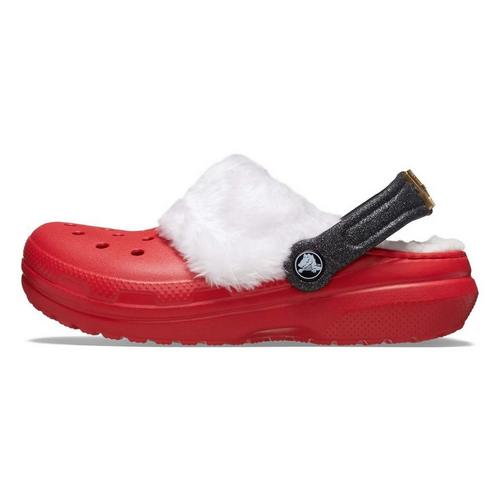 Big Kids' Crocs Classic Lined Santa Clogs - Primary Image