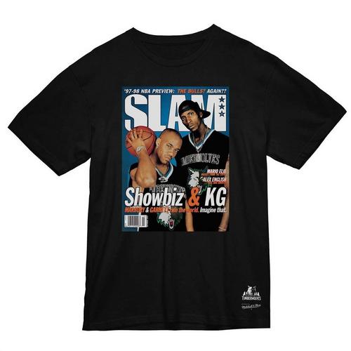 Mitchell and Ness Minnesota Timberwolves SLAM Cover T-Shirt - Primary Image