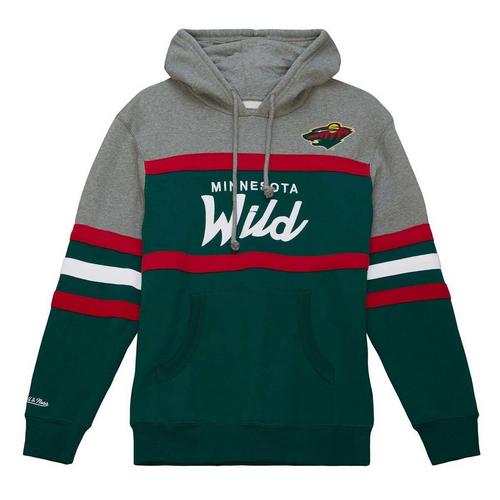 Mitchell and Ness Minnesota Wild Script Coach Hoodie - Primary Image