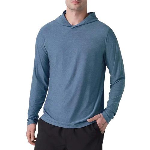 Men's Vuori Strato Tech Long Sleeve Hooded Shirt - Primary Image