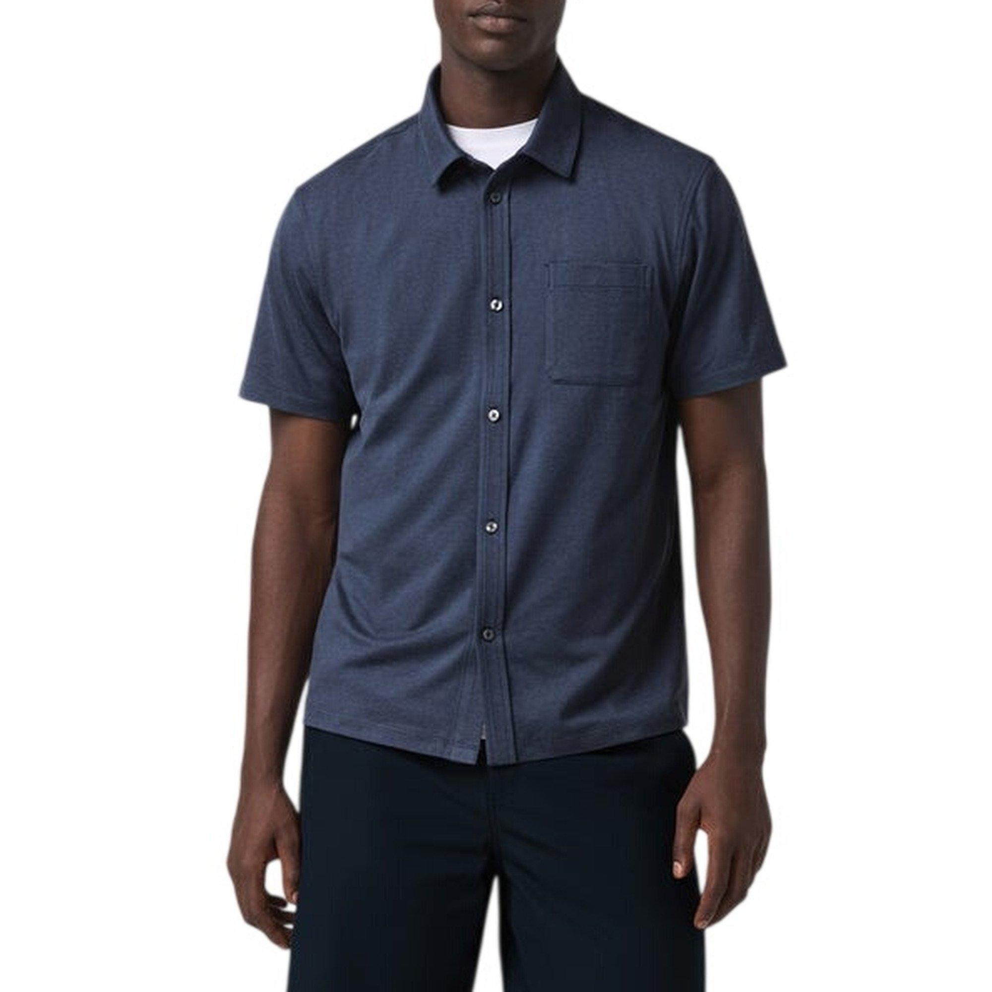 vuori dress shirt Vuori Men's Long Sleeve Bridge Button Down
