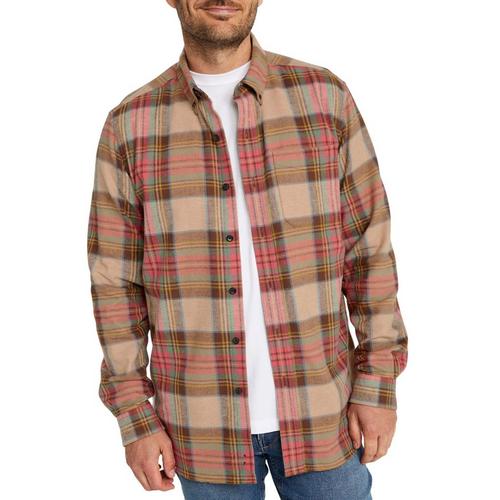 Men's L.L.Bean Scotch Plaid Long Sleeve Flannel - Primary Image