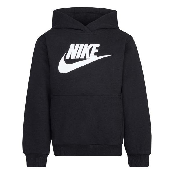 Kids' Nike Sportswear HBR Club Fleece Hoodie 7 Black