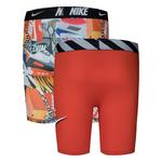 Boys' Nike Dri-FIT Printed Mid 2 Pack Boxer Briefs - Thumbnail 2 of 2
