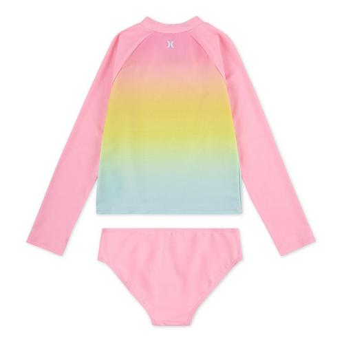 Girls' Hurley Long Sleeve Swim Rashguard - Primary Image