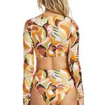Women's Billabong Return To Paradise Crop Swim Rashguard - Thumbnail 3 of 3